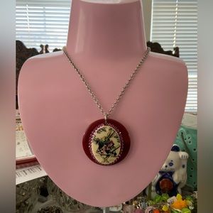 Tarina Tarantino White Rabbit Necklace With Swarovski Crystals